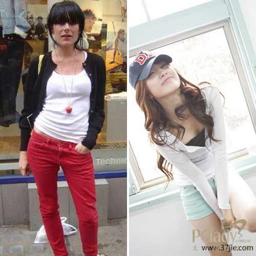 如何模仿歐美街頭型女搭配