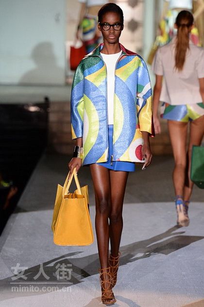 色彩幾何王國(guó) Dsquared2015春夏米蘭秀場(chǎng)